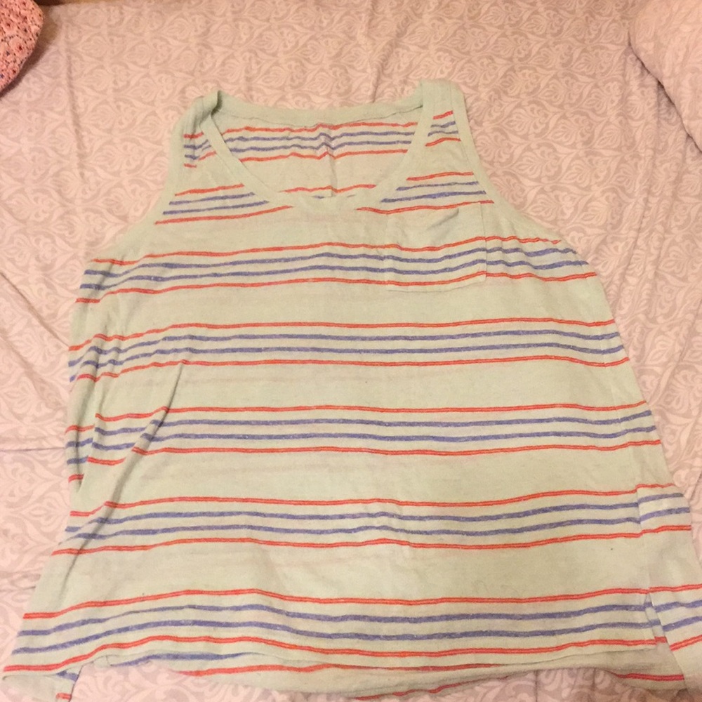 striped tank top